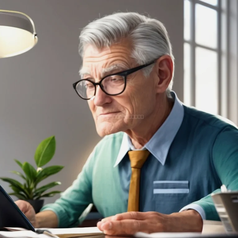 Legal advisor and senior client discussing documents